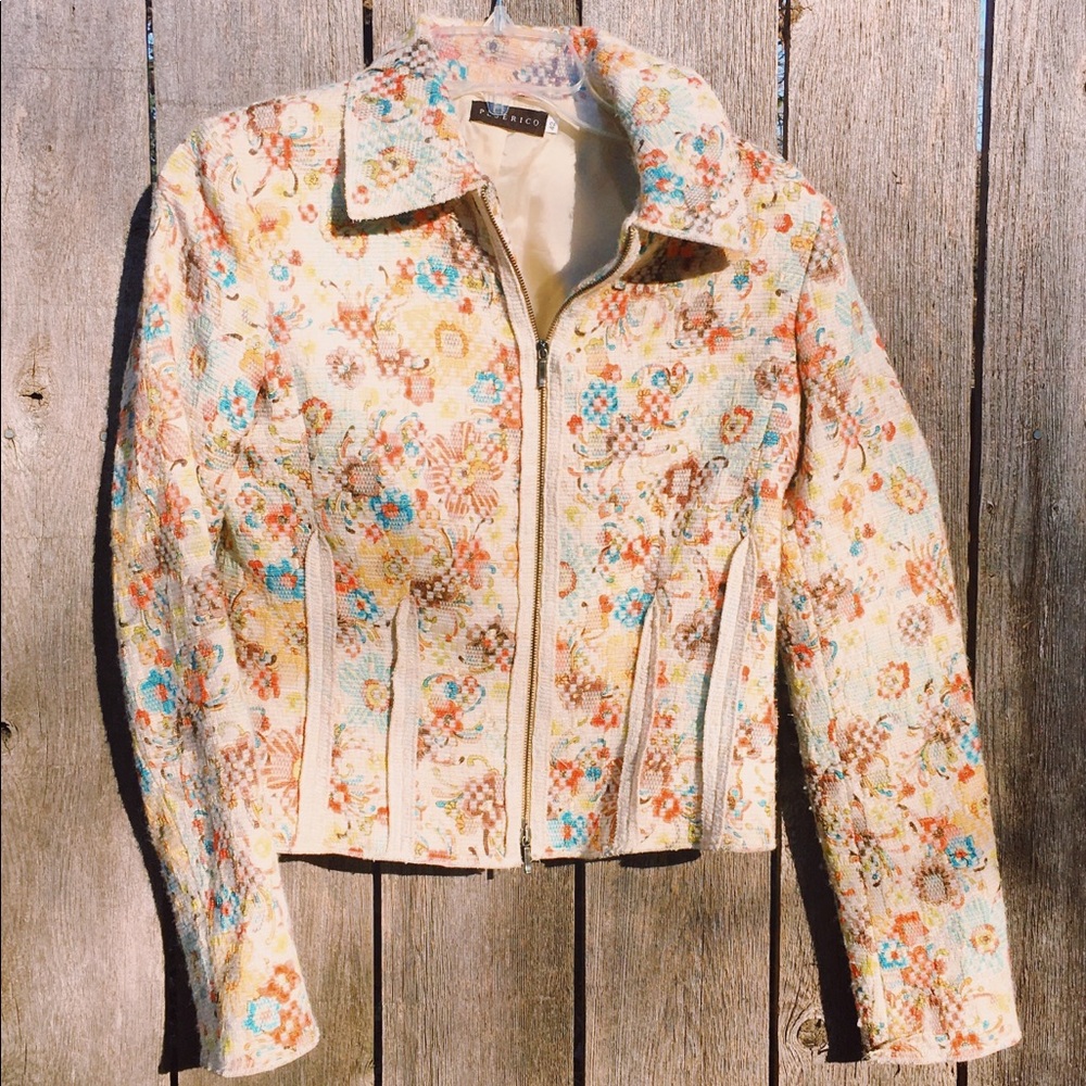 Peserico Tapestry Coat Size 6
